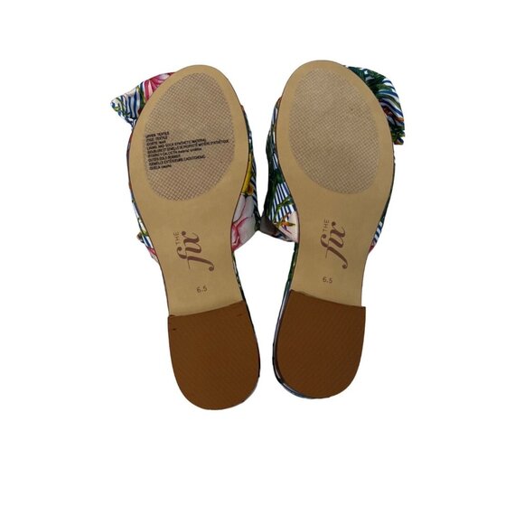 The Fix Women's Blue And Green Floral Naomi Sandals Sz 6.5M - NWB - Picture 8 of 11